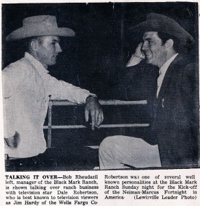 Bob Rheudasil & Dale Robertson 